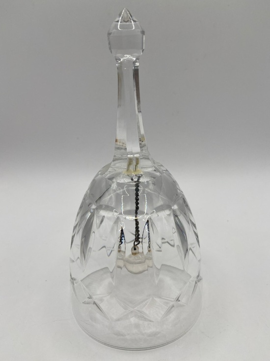 Vintage Atlantis Clear Full Lead Crystal Dinner Bell - Picture 3 of 6
